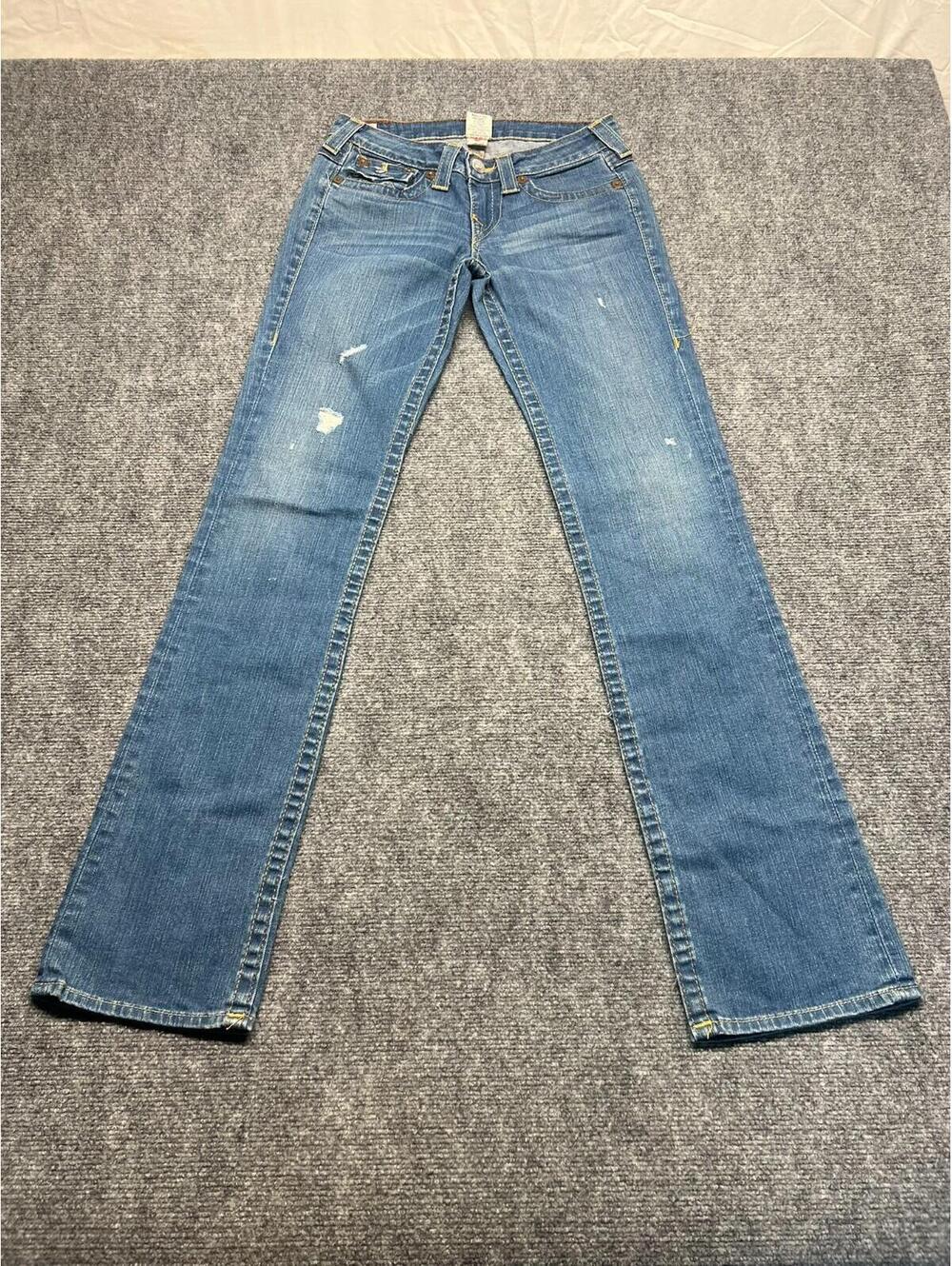 Women’s Blue Straight-Leg Jeans